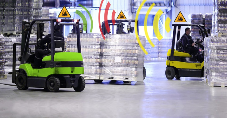 forklift anti-collision warning system 