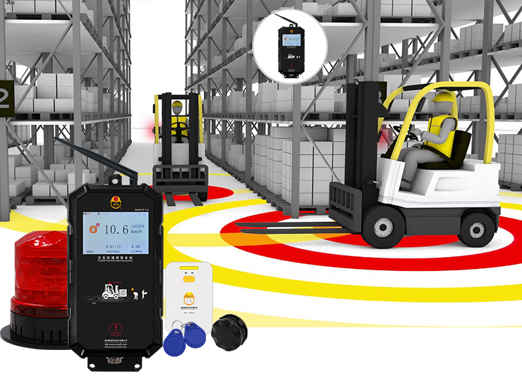 forklifts proximity warning system