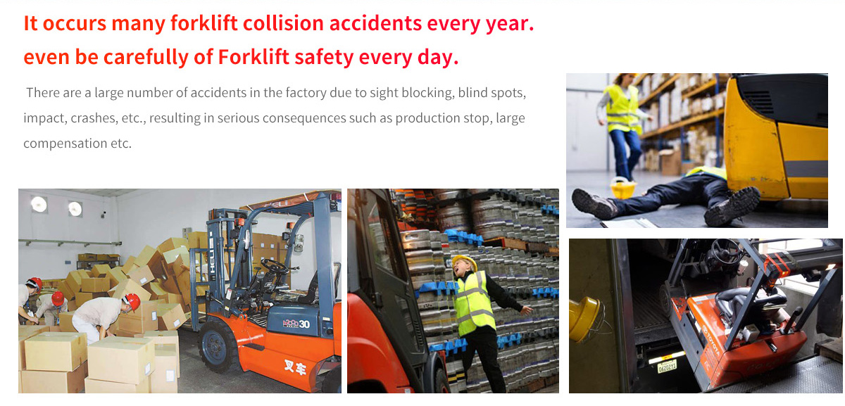 Forklift anti-collision warning system